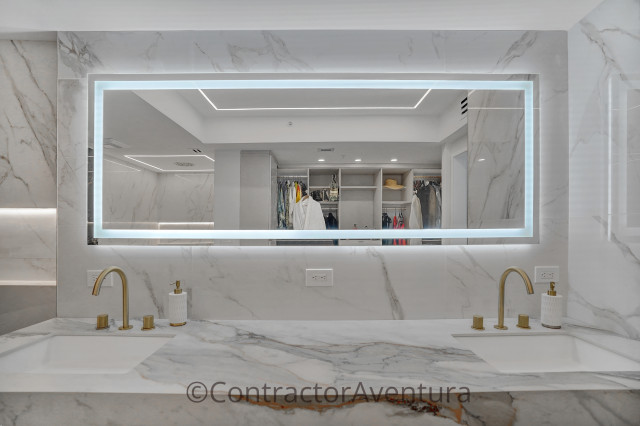 Dramatic master contemporary-badrum