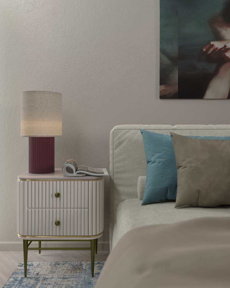 Спальня в современном стиле, 20 м