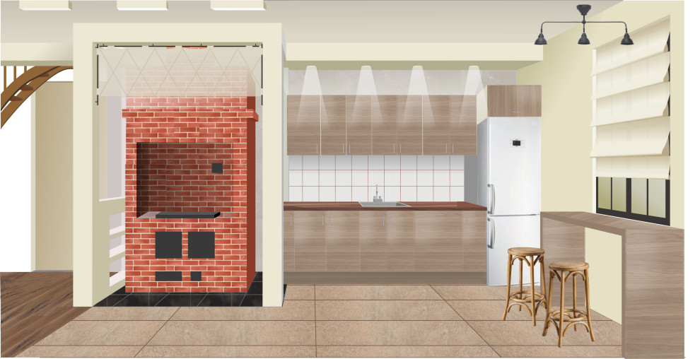 Проект интерьеров загородного дома в ЛО