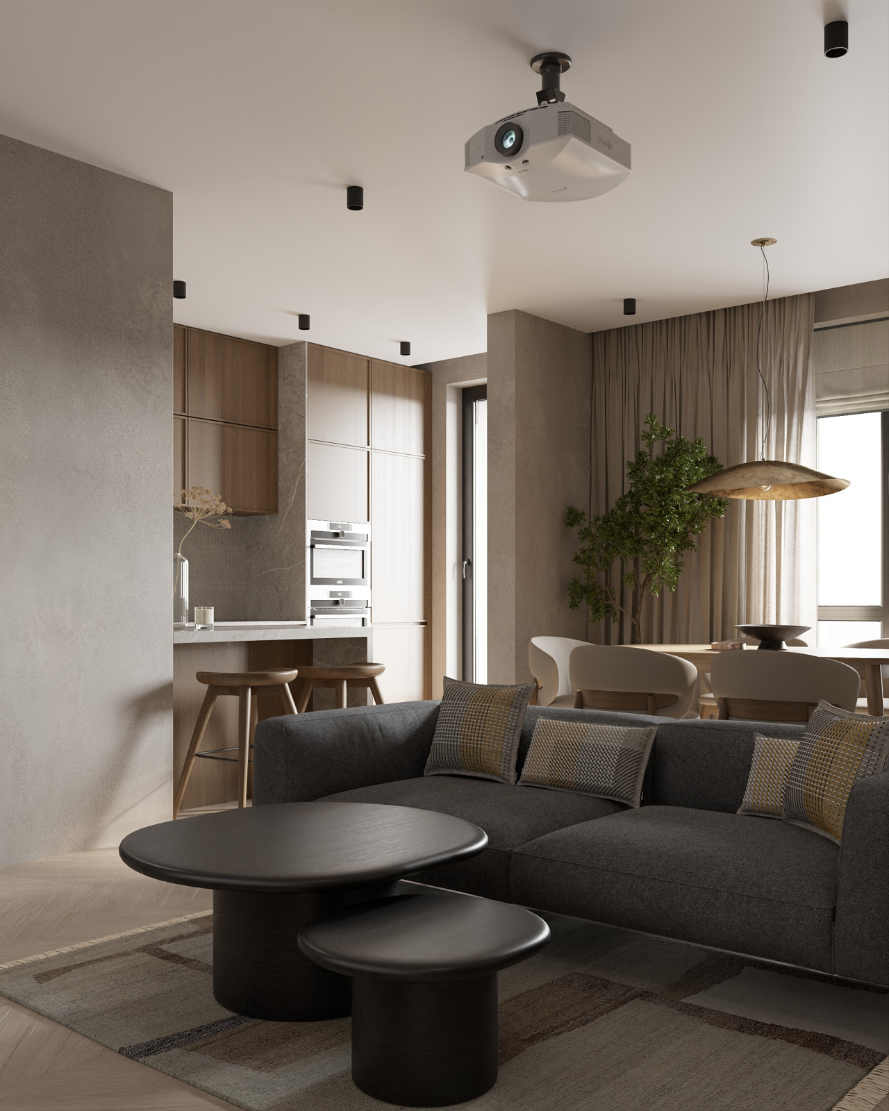 Квартира wabi-sabi  ЖК Veren village