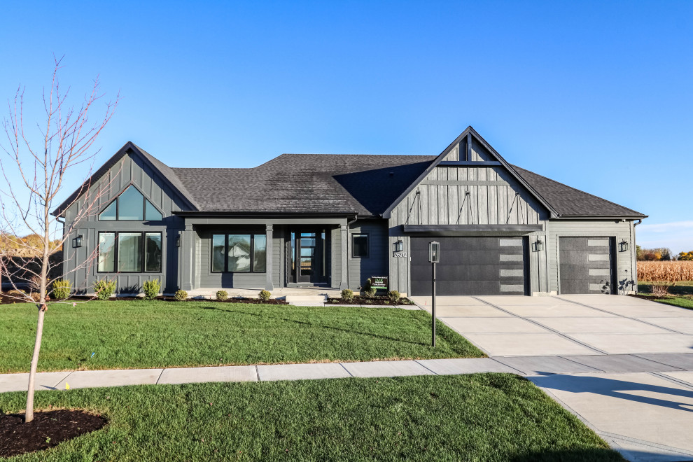 Modern Ranch . Stewart Ridge Plainfield, IL Modern Exterior