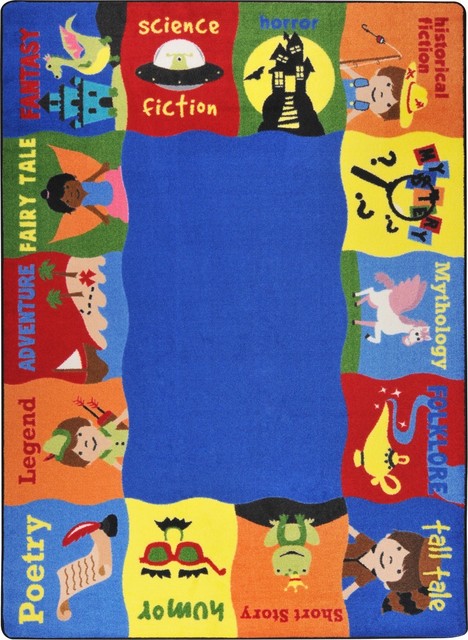 Kid Essentials, Language & Literacy Read Me A Story Rug, 5'4