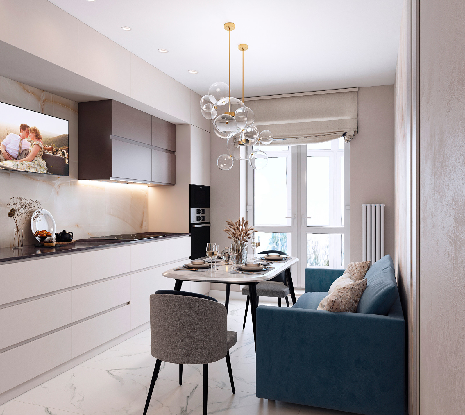 3-х комнатная квартира в ЖК Гранд Авеню