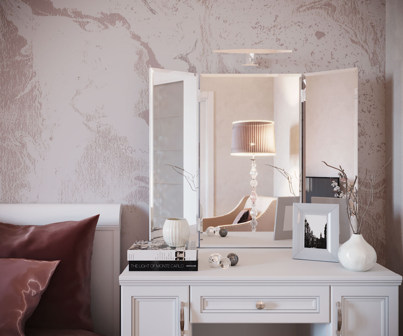 Проект Спальни в ЖК «Микрогород в лесу».