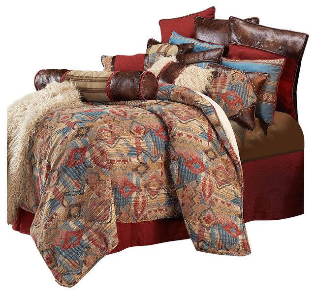 4 Piece Ruidoso Bedding Set Southwestern Comforters And