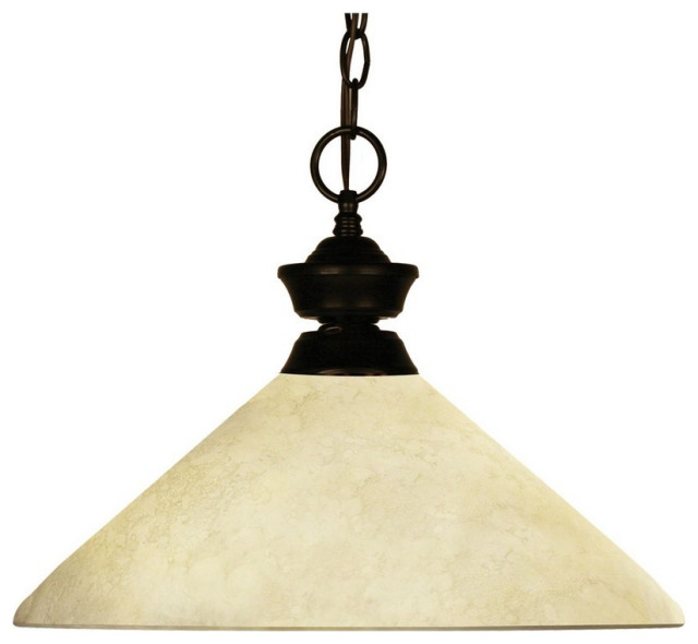 1 Light Pendant in Tiffany Style - 14 Inches Wide by 11 Inches High - Pendants