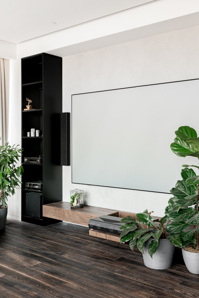 Шикарная кухня-гостиная в Москва-Сити