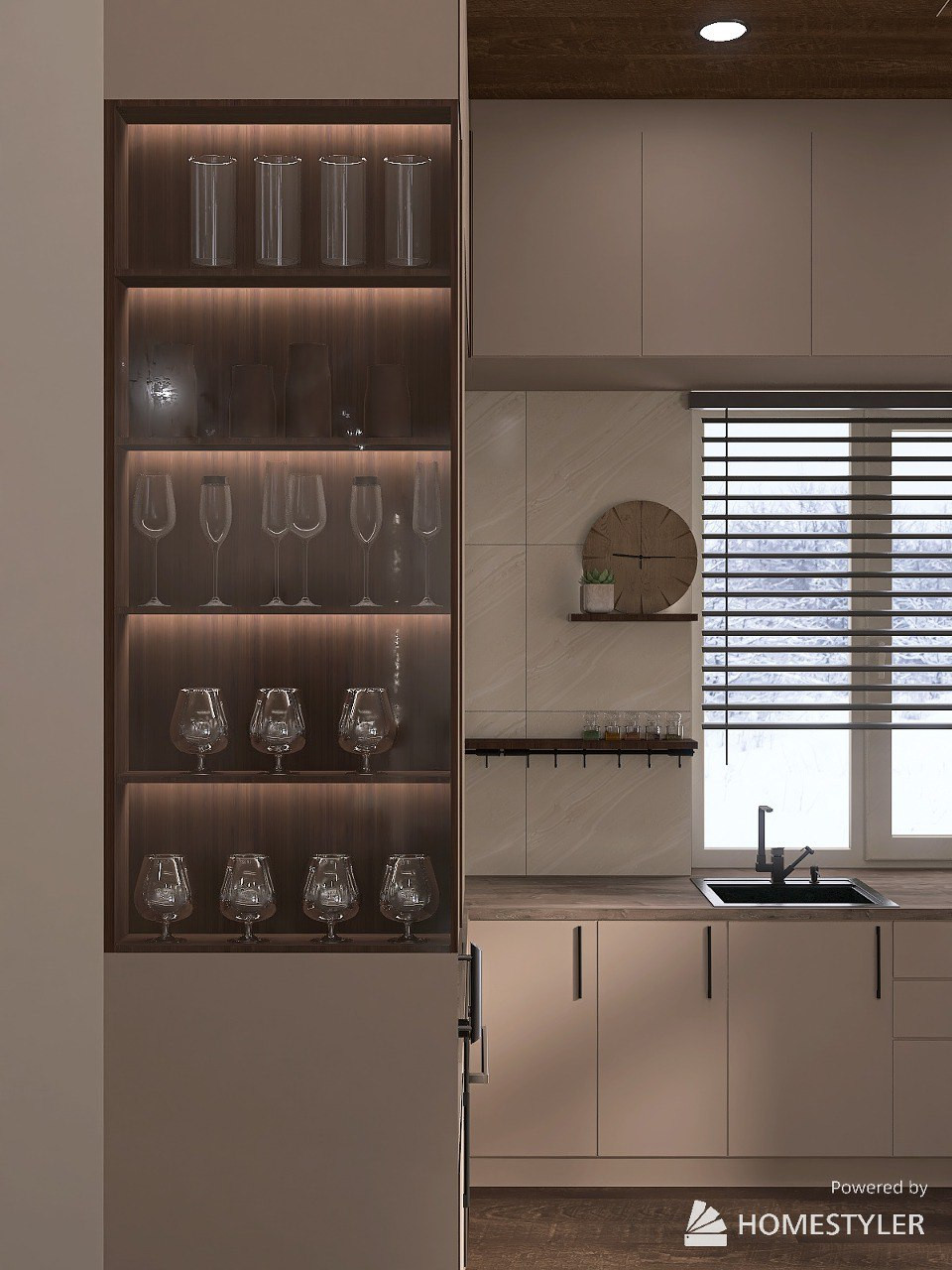 Кухня гостиная в частном доме