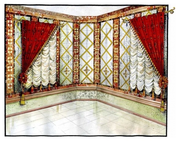 ЭСКИЗЫ КЛАССИЧЕСКИХ ШТОР