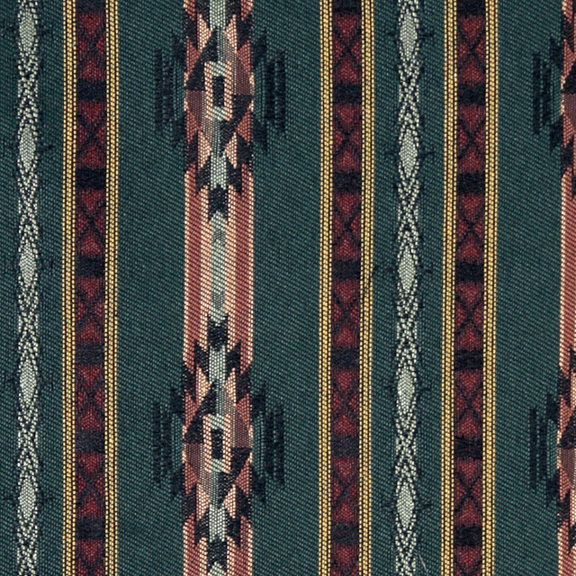 Striped Southwest, Navajo, Style Upholstery Fabric By The Yard