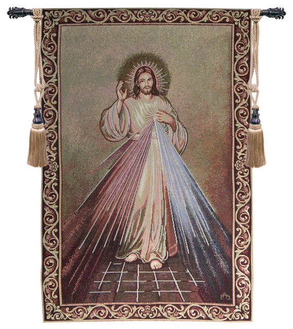 Jesus Wall Art merciful jesus - traditional - tapestries -european wall art Jesus Wall Art merciful jesus - traditional - tapestries -european wall art