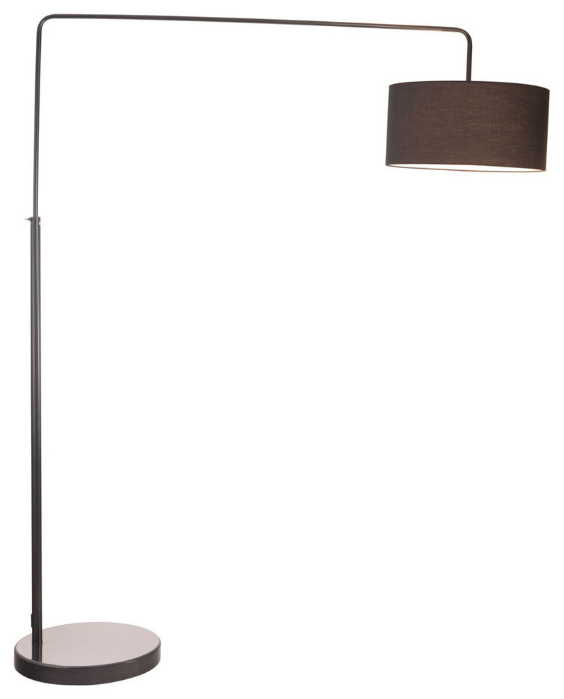 Zuo Modern Vapor Floor Lamp in Black