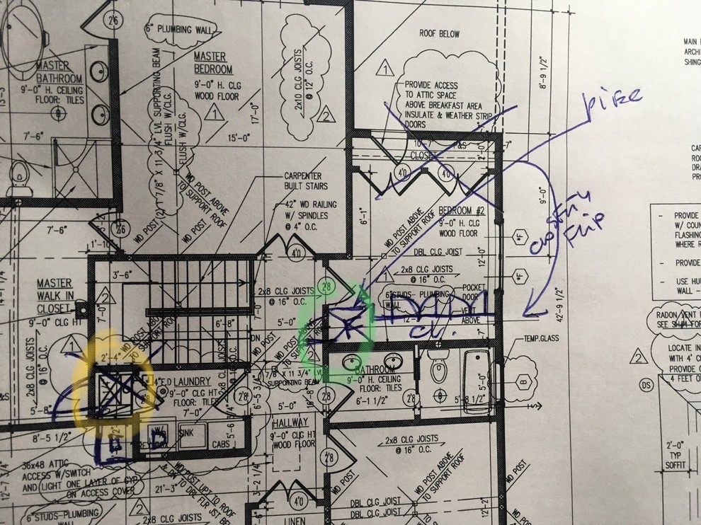 placement of 2nd floor furnace