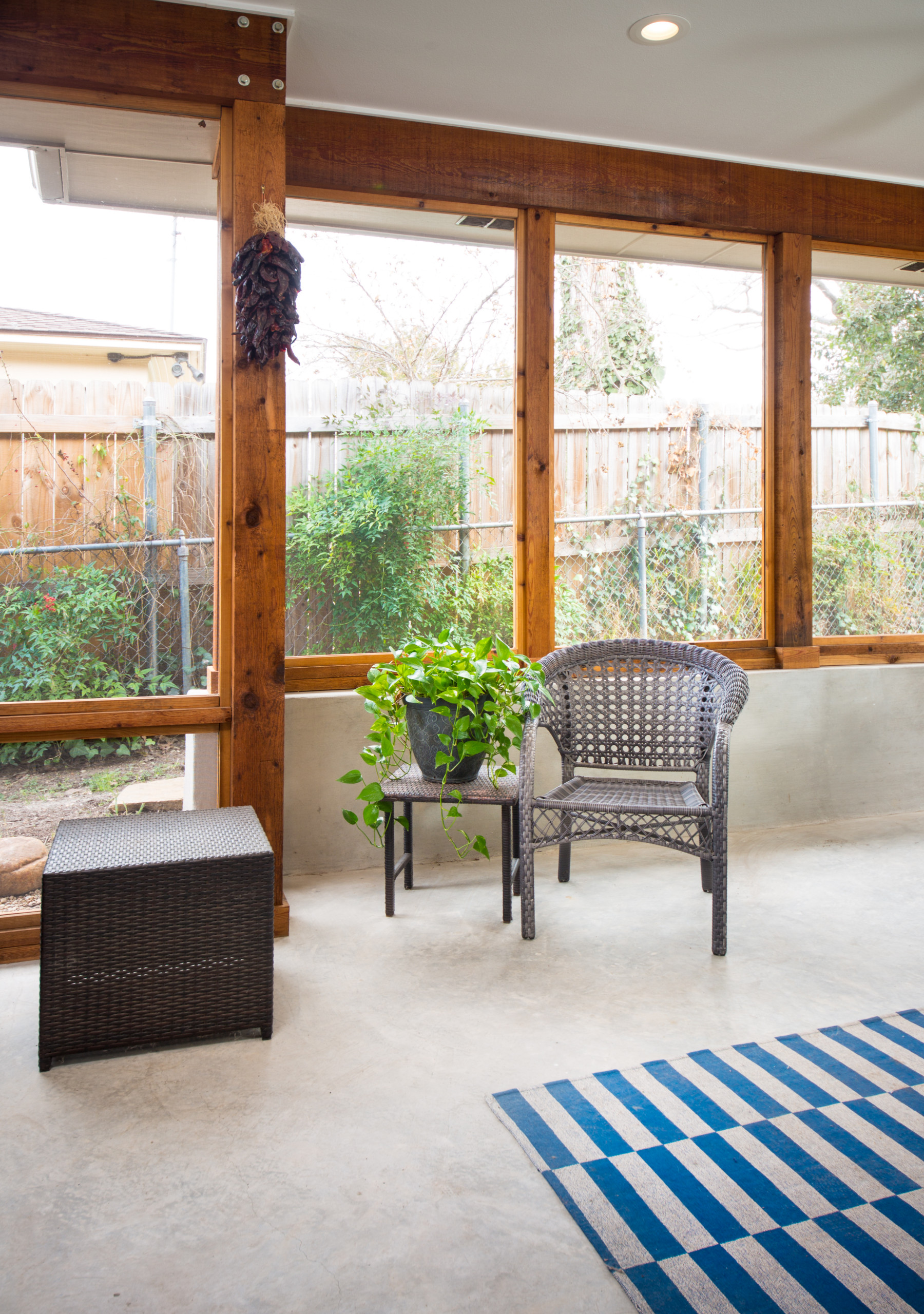 Cozy Cedar Screened Porch