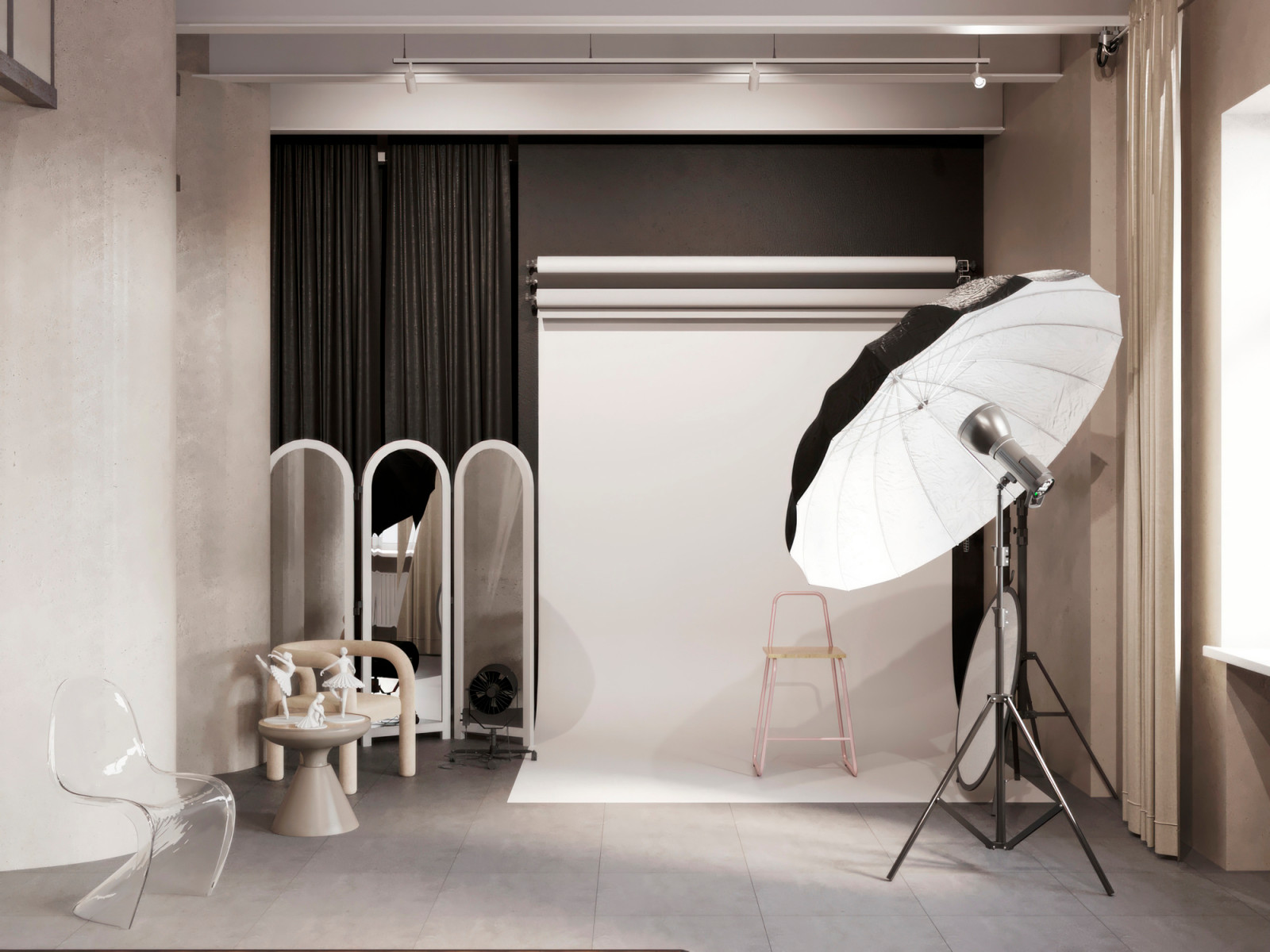 Дизайн проект фотостудии