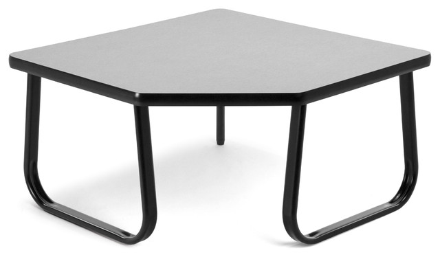 Office Corner Table, Gray
