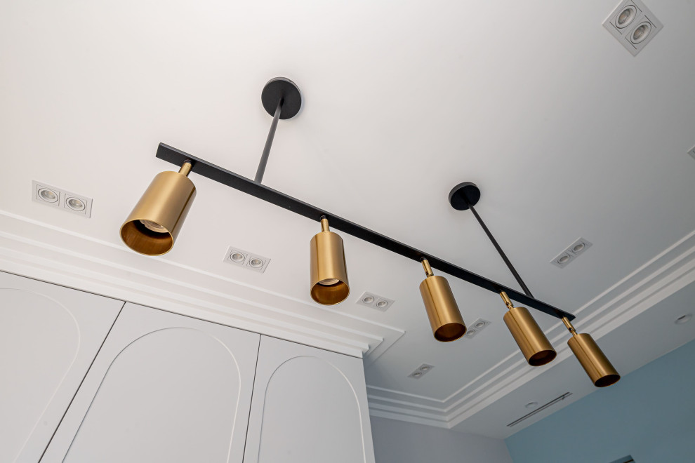 Реализованный дизайн проект четырехкомнатной квартиры 112 кв. м.