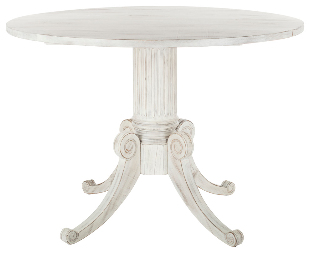 pedestal drop leaf dining table