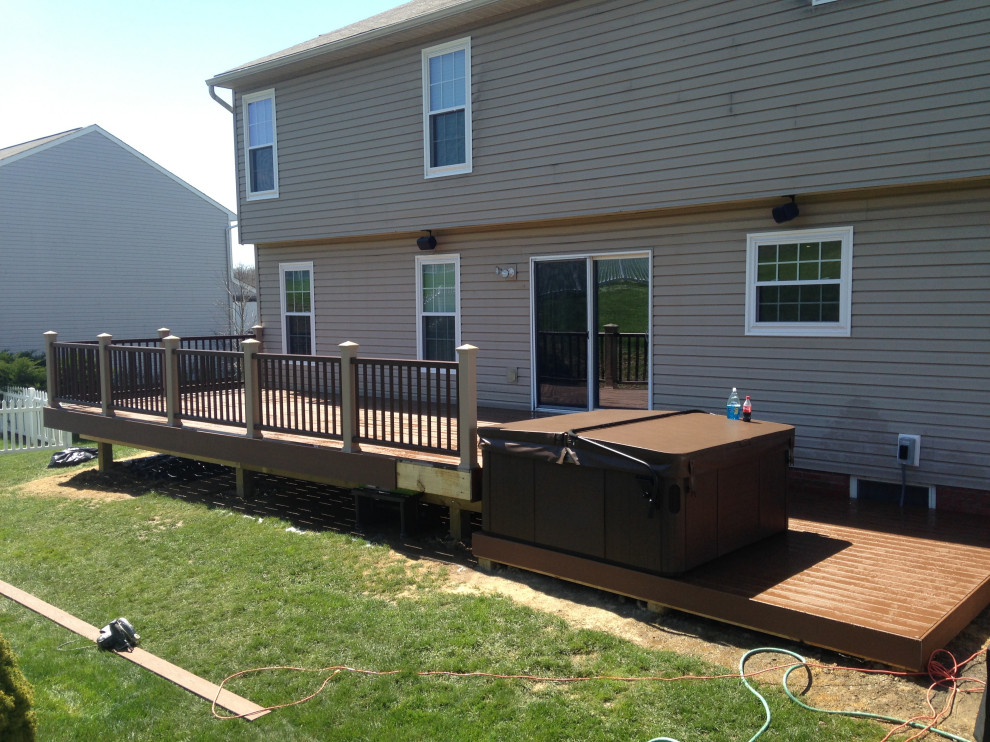 Inspiration for a large modern deck remodel