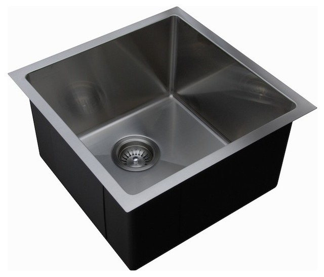Ukinox Rs390 Undermount Single Bowl Stainless Steel Kitchen Sink - Ukinox Stainless Steel Kitchen Sinks Ukinox Rs390 Undermount Single Bowl Stainless Steel Kitchen Sink - Ukinox Stainless Steel Kitchen Sinks