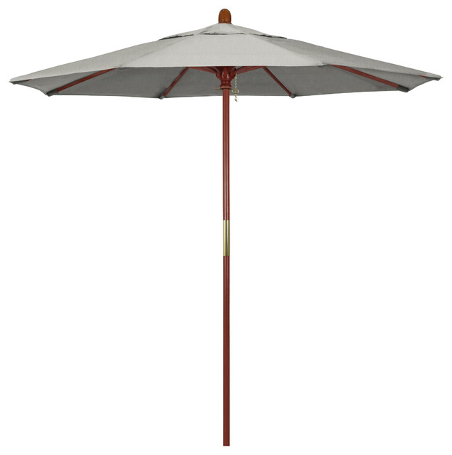 7.5' Wood Umbrella, Granite
