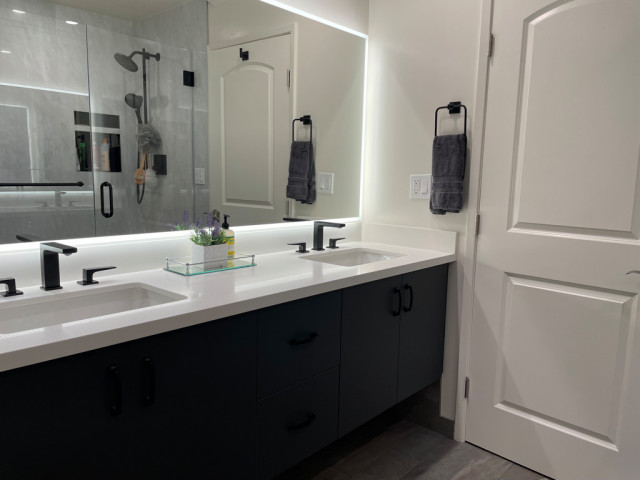 Master Bathroom Remodel, San Mateo contemporary-badrum