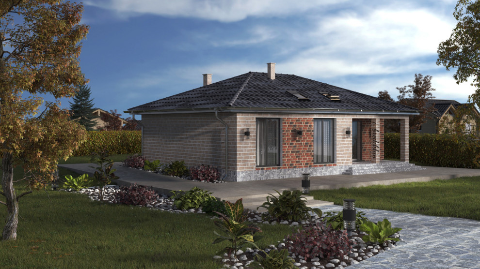 Проект коттеджа, 120 м2