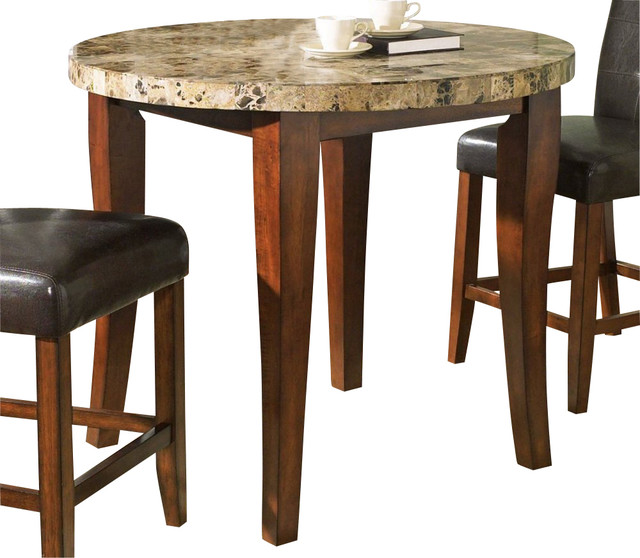 Steve Silver Montibello Marble Top 40 Inch Round Counter Height Steve Silver Montibello Marble Top 40 Inch Round Counter Height Table