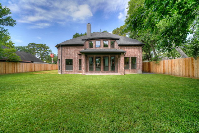 Rear Elevation transitional-exterior