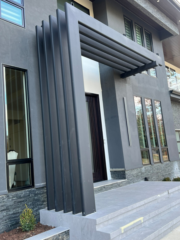 Metal pergola