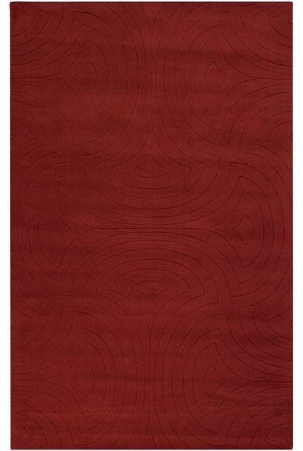 Contemporary Indoor/Outdoor Accent Rug: Surya Rugs Candice Olson Sienna 2 ft. x