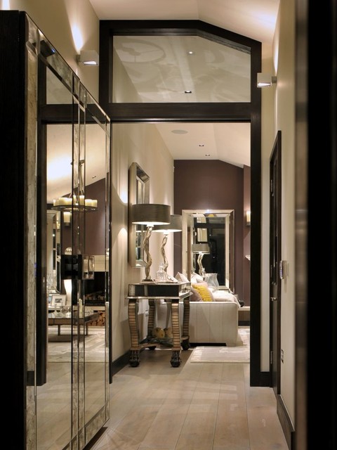 Terraced Penthouse contemporary-corridor
