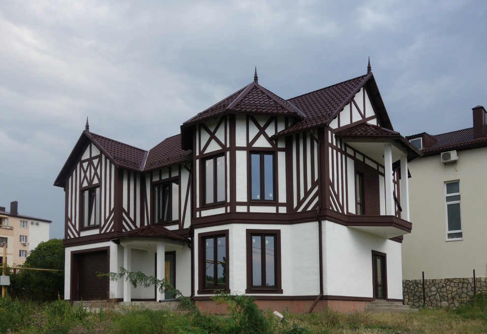 Оформление фасада. Жилой дом.