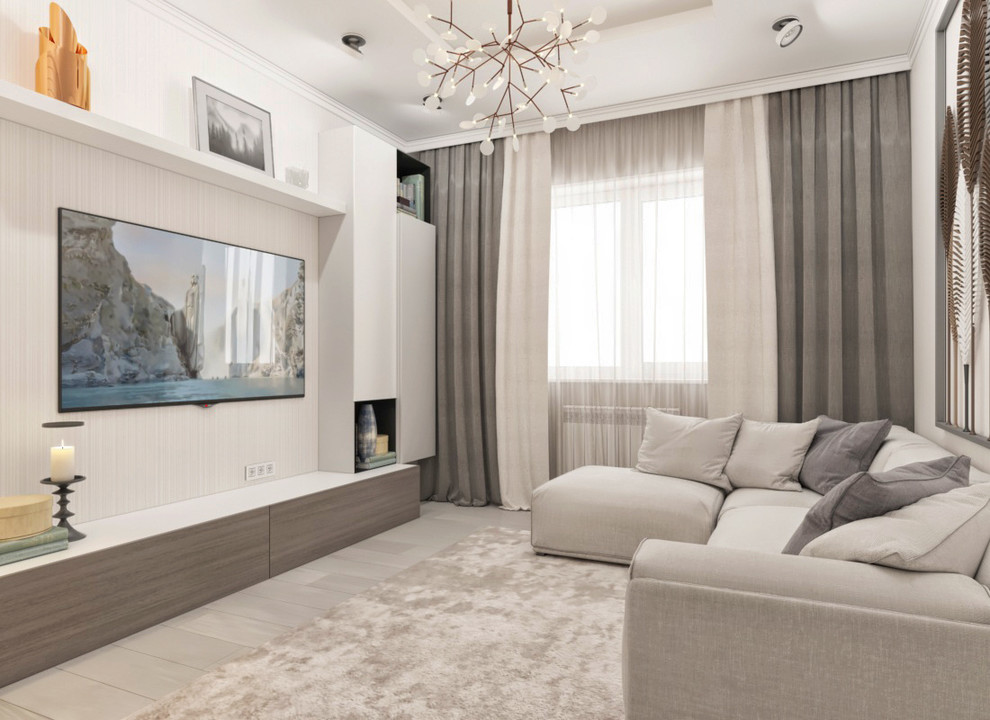 Дизайн для молодой семьи из трех человек.