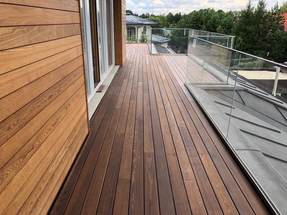 Contemporary deck in Moscow.