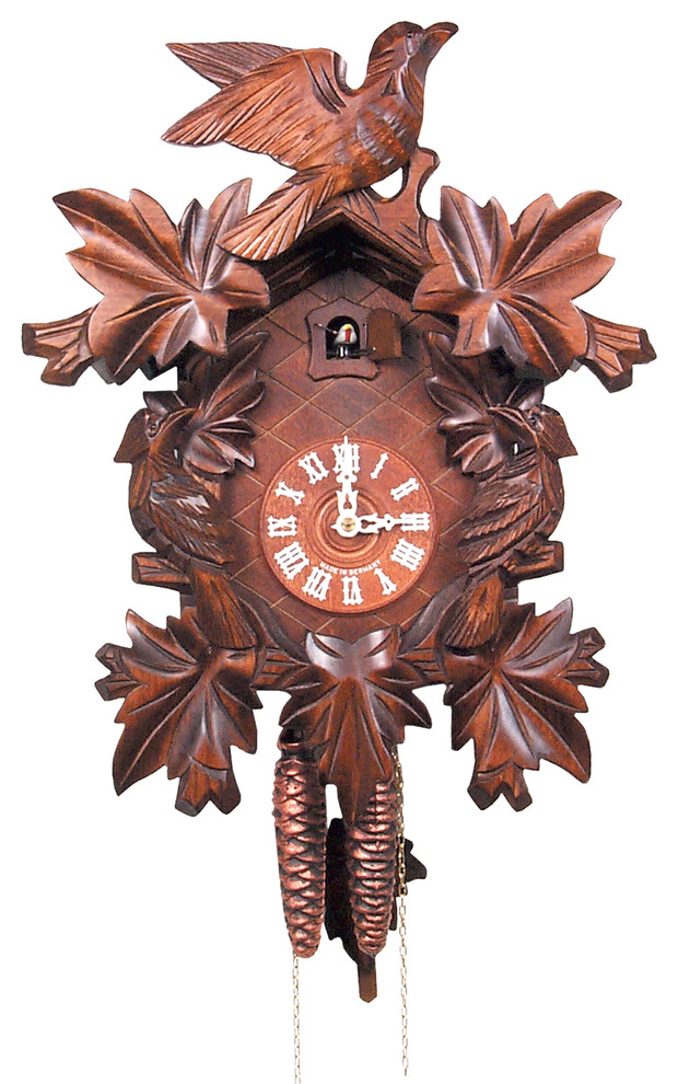 Engstler WeightDriven Cuckoo Clock Full Size Rustic Cuckoo Clocks
