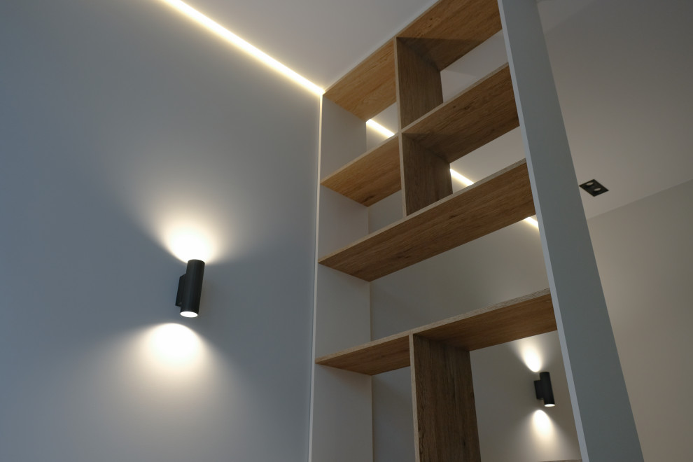 Квартира с дизайнерским ремонтом и освещением