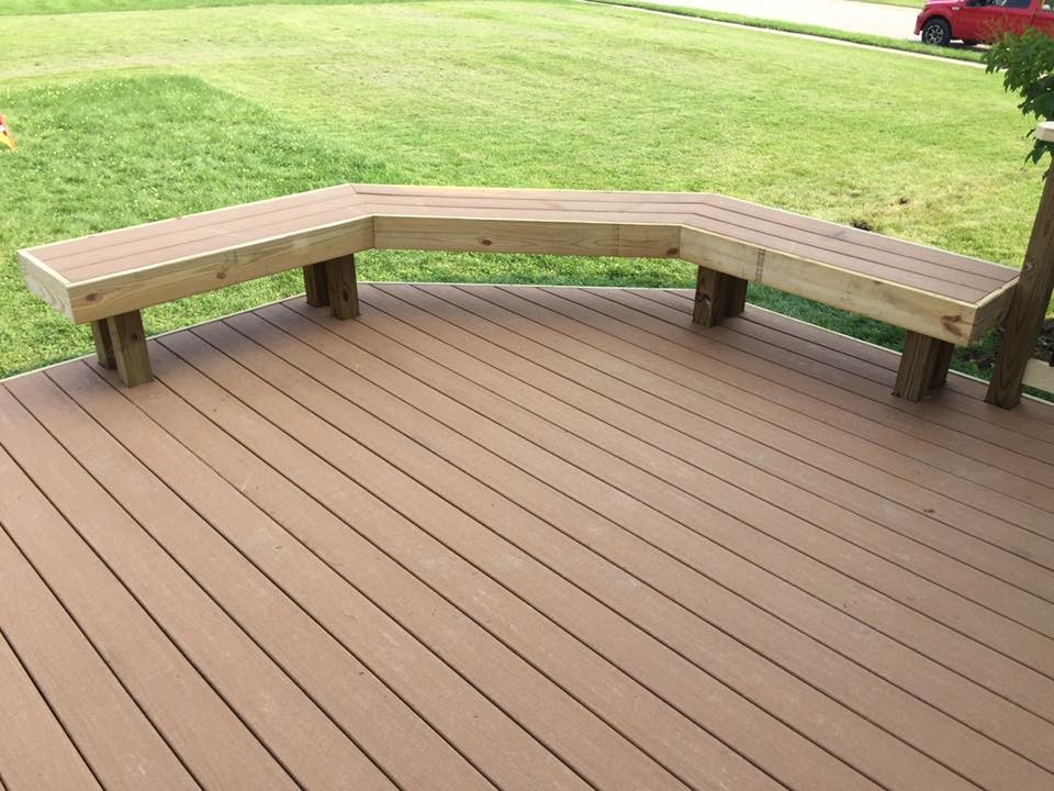 Inspiration for a mid-sized backyard deck remodel in Indianapolis