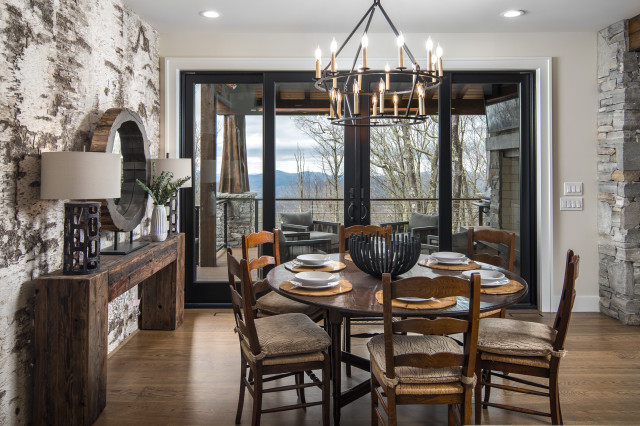 Silver Eagle Custom rustic-dining-room