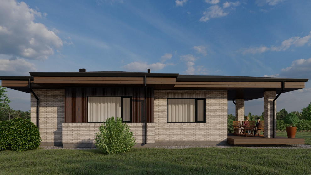 Одноэтажный дом в пос. Зимняя горка