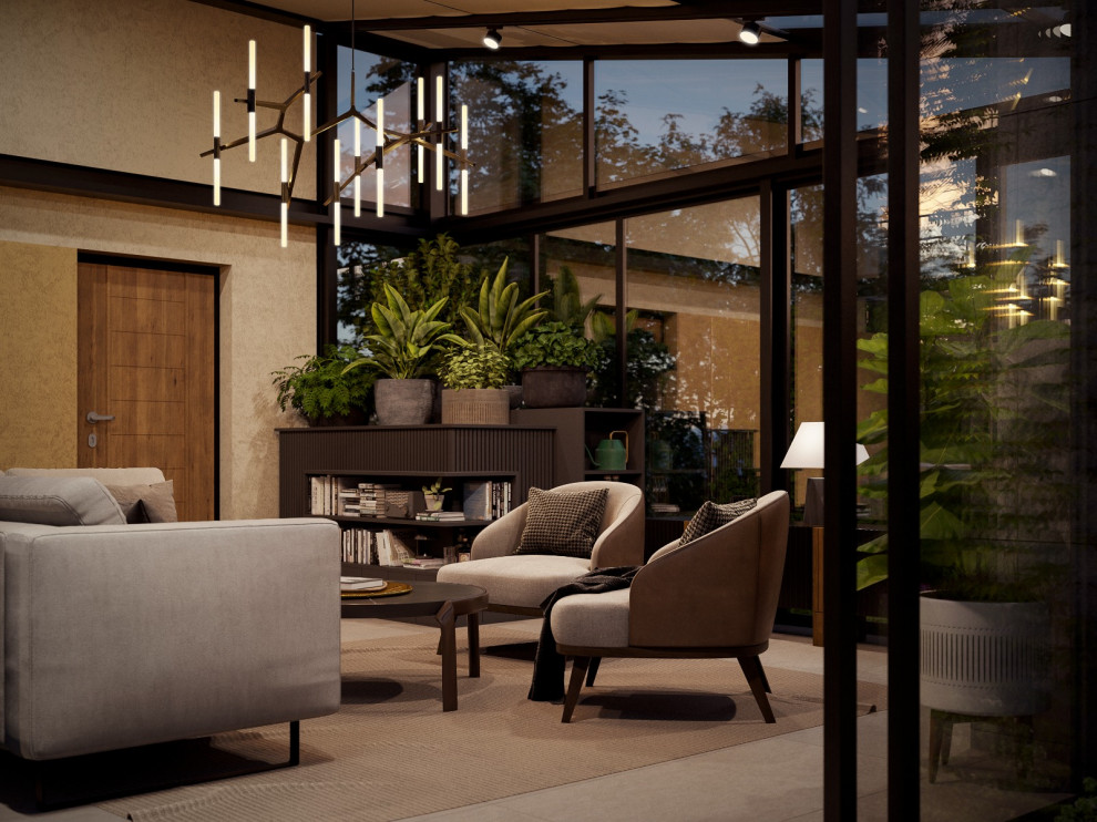 Городской современный сад