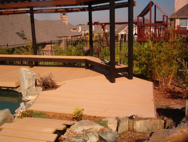Backyard Open Structure klassisch-modern-terrasse