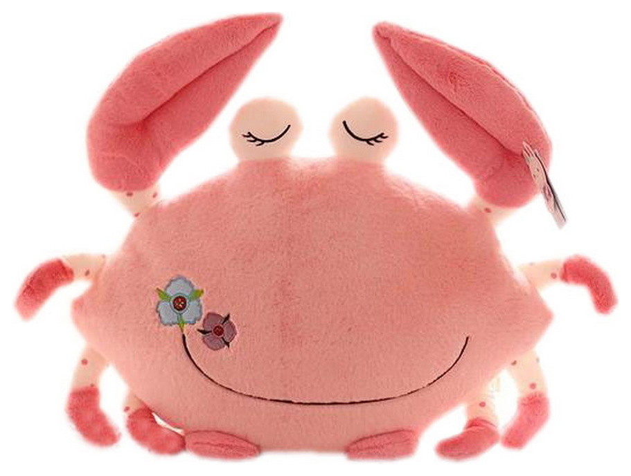 Shy Crab Plush Toy, Stuffed Animal Toy, 55 cm - Modern - Kids Toys And Games - by Blancho