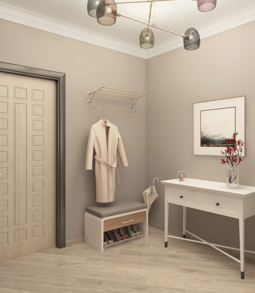 Квартира -студия в смешанном стиле.