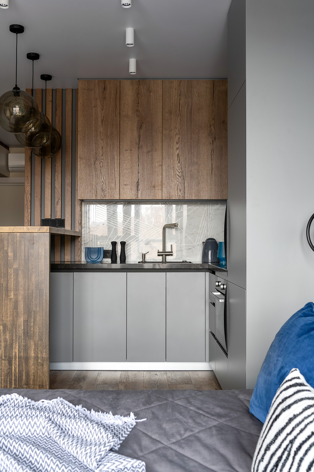 Реализованный дизайн проект квартиры ЖК "Академический"