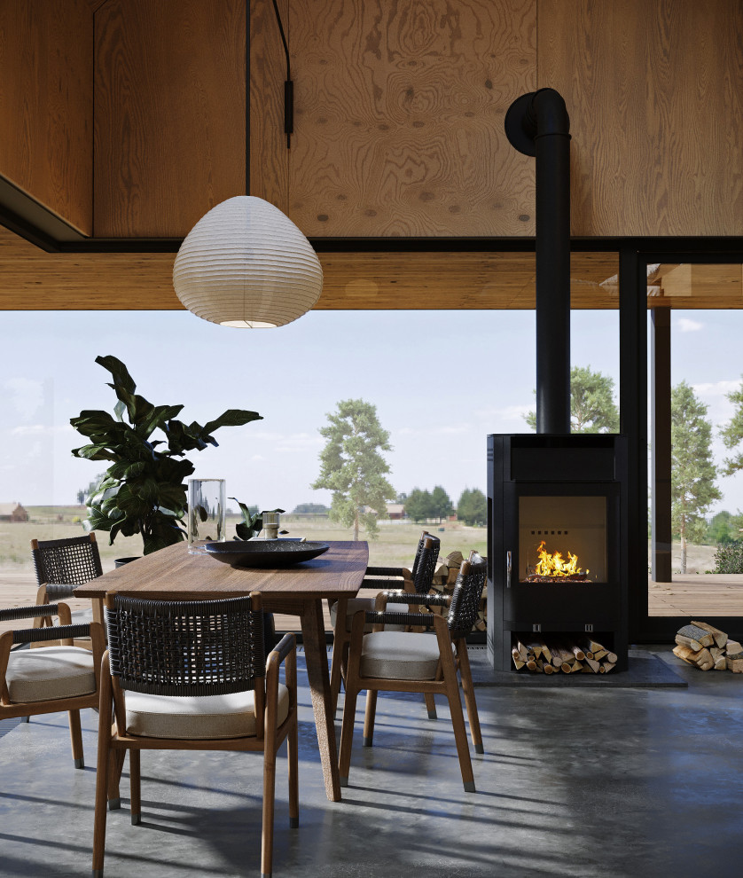 Дом в Экостиле, интерьер