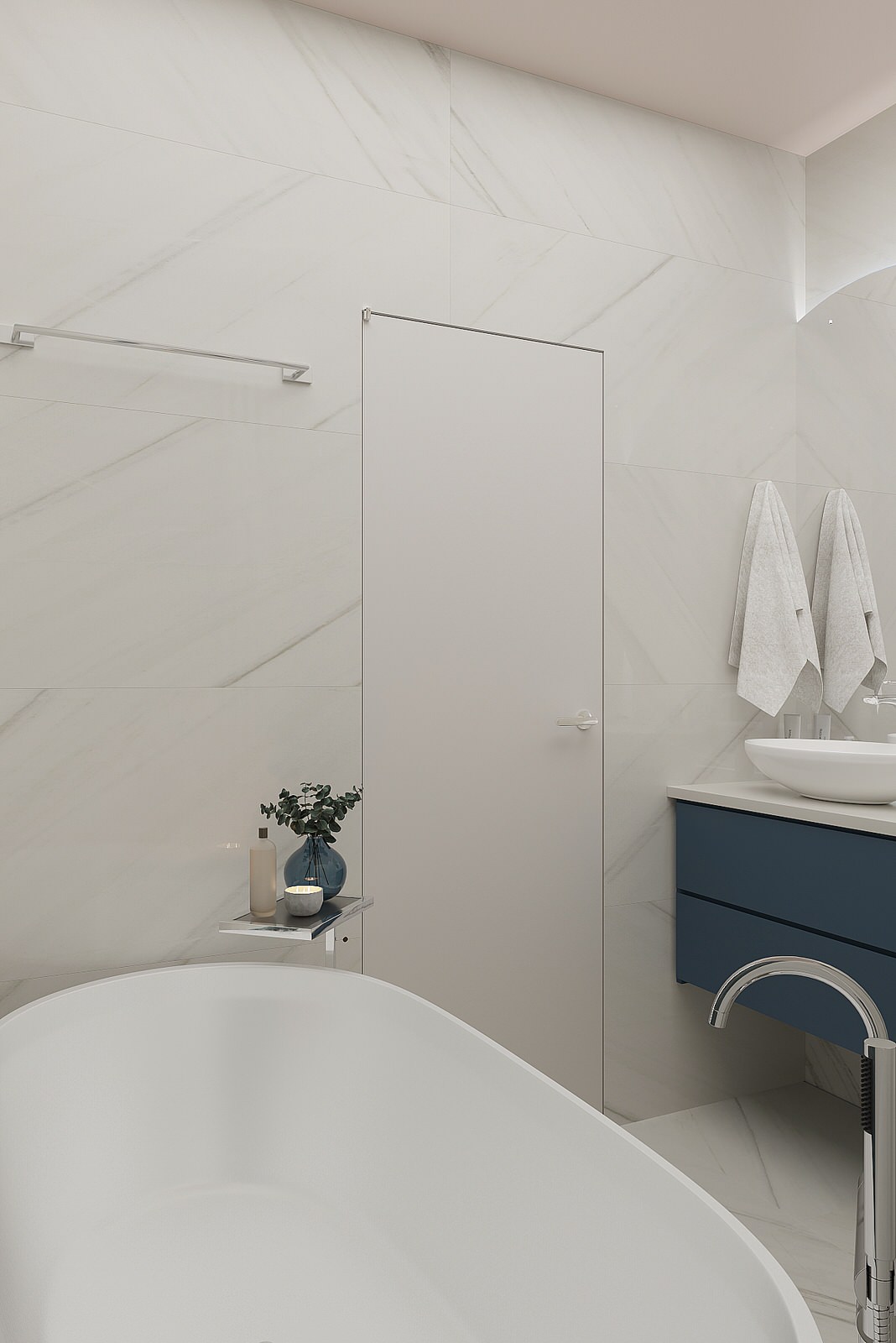 Двухуровневая квартира для молодой семьи