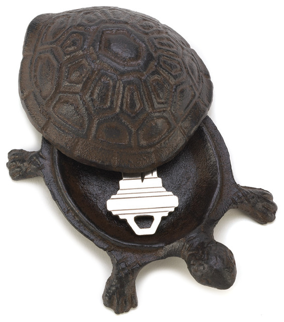 Turtle Key Hider Beach Style Garden Statues And Yard Art By