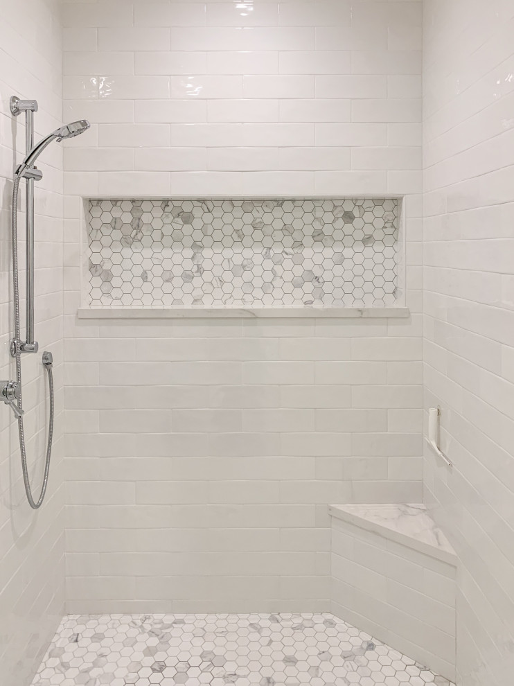 Refreshing White Bathroom