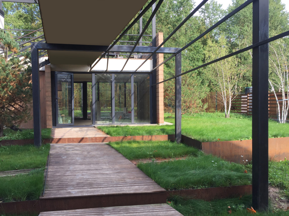 Загородный жилой дом 250 кв.м в стиле Шале.